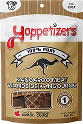 Yappetizers One Ingredient Kangaroo Dog Treats, 85-g bag