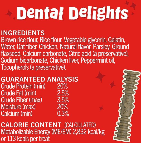 Show full view: Stella & Chewy's Dental Delights Medium Dental Dog Treats, 5.5-oz bag slide 7 of 9