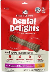 Stella & Chewy's Dental Delights Extra Small Dental Dog Treats, 10.5-oz bag
