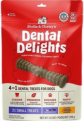 Stella & Chewy's Dental Delights Small Dental Dog Treats, 10.5-oz bag