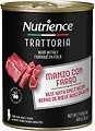 Nutrience Trattoria Beef with Spelt Wet Dog Food , 400-g can, case of 12