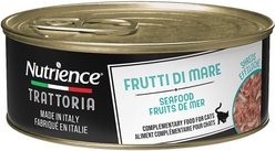 Nutrience Trattoria Seafood Shreds Wet Cat Food, 70-g can, case of 24