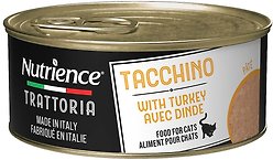 Nutrience Trattoria with Turkey Pate Wet Cat Food, 85-g can, case of 24