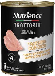 Nutrience Trattoria Turkey with Barley Wet Dog Food, 400-g can, case of 12