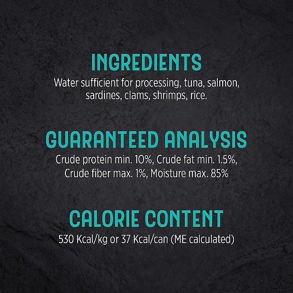 Show full view: Nutrience Trattoria Seafood Shreds Wet Cat Food, 70-g can, case of 24 slide 5 of 8