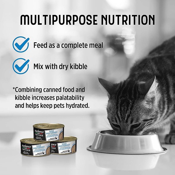 Show full view: Nutrience Trattoria with Fish Mousse Wet Cat Food, 85-g can, case of 24 slide 5 of 7