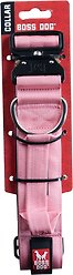 Boss Dog Tactical Nylon Dog Collar, Pink, Large