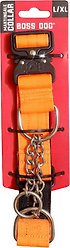 Boss Dog Tactical Martingale Dog Collar, Hunter Orange, Large/X-Large