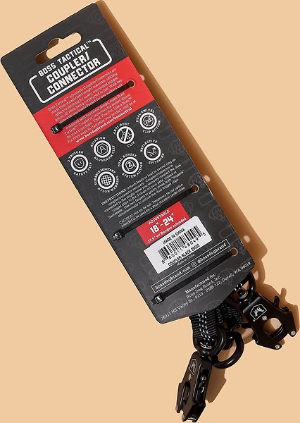 Show full view: Boss Dog Tactical Coupler w/ Bungee, Black slide 4 of 4
