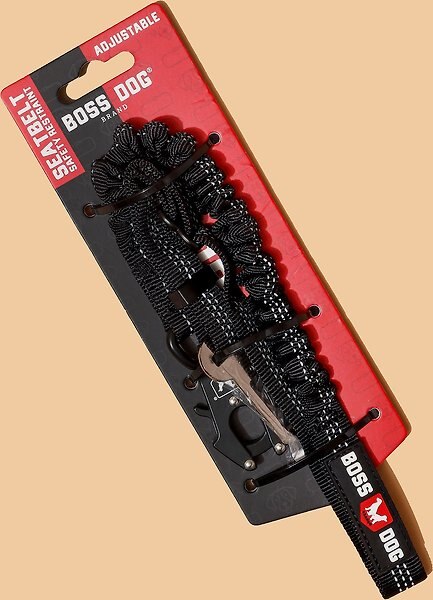 Show full view: Boss Dog Tactical Seatbelt w/ Bungee, Black slide 3 of 4