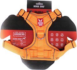 Boss Dog Tactical Dog Harness, Hunter Orange, Small