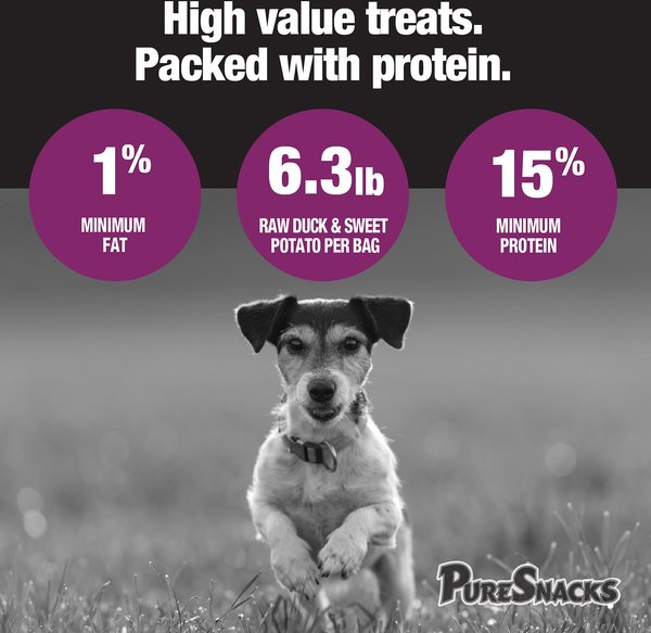 Show full view: PureSnacks Air-Dried Sweet Potato & Duck Jerky Dog Treats, 601-g bag slide 6 of 8