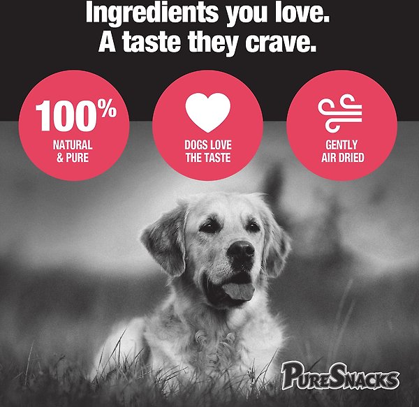 Show full view: PureSnacks Air-Dried Chicken & Apple Jerky Dog Treats, 539-g bag slide 4 of 8