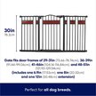 Show in main carousel: Frisco Wood Accents Extra Wide Auto-close Pet Gate, 30-in, Black slide 2 of 9