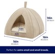 Show in main carousel: Frisco Tent Covered Cat & Dog Bed, Beige, Medium slide 2 of 8