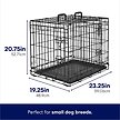 Show in main carousel: Frisco Heavy Duty Fold & Carry Double Door Collapsible Wire Dog Crate, Small slide 2 of 10