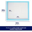 Show in main carousel: Frisco Extra Large Dog Training & Potty Pads, 28 x 34-in, Unscented, 75 count slide 3 of 10