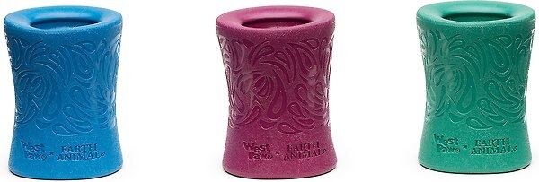 Show full view: West Paw Funnl Dog Toy, Large, 4.25-in, Kelp slide 7 of 9