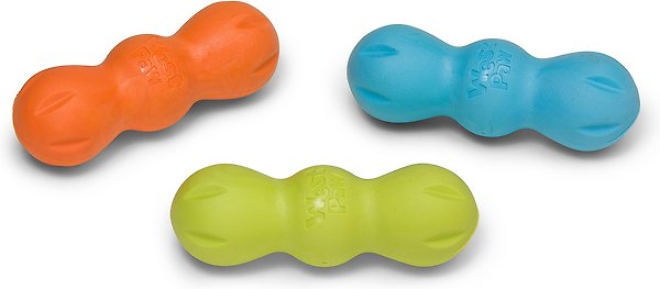 Show full view: West Paw Rumpus Medium Tough Dog Chew Toy, Green slide 3 of 4
