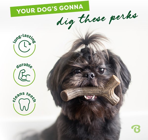 Show full view: Benebone Bacon Stick Tough Dog Chew Toy, Medium slide 4 of 8