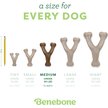 Show in main carousel: Benebone Peanut Butter Flavor Wishbone Tough Dog Chew Toy, Medium slide 5 of 8