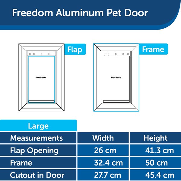 Show full view: PetSafe Freedom Aluminum Dog & Cat Door slide 6 of 7