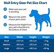 Show in main carousel: PetSafe Wall Entry Dual Flap Dog & Cat Door with Closing Panel, Medium slide 5 of 8