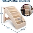 Show in main carousel: PetSafe CozyUp Foldable Cat & Dog Stairs, Tan, Large slide 6 of 9