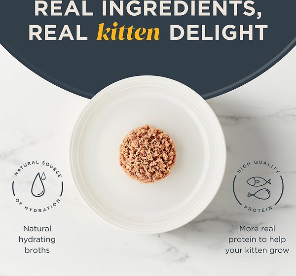 Show full view: Reveal Natural Limited Ingredient Grain-Free Tuna Fillet in Broth Wet Kitten Food, 2.47-oz, case of 12 slide 3 of 8