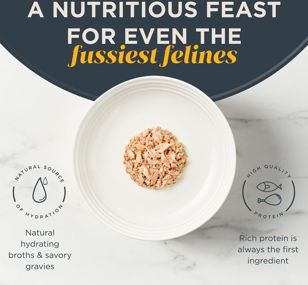 Show full view: Reveal Natural Grain-Free Ocean Fish in Broth Flavored Wet Cat Food, 2.47-oz can, case of 24 slide 3 of 10