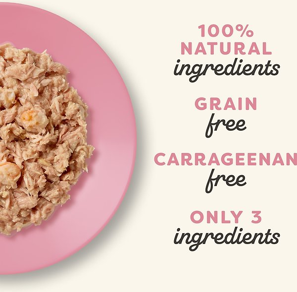 Show full view: Applaws Tuna with Shrimp Bits in Broth Wet Cat Food, 2.47-oz, case of 12 slide 4 of 8