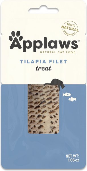 Show full view: Applaws Loin Tilapia Filet Grain-Free Cat Treats, 1.06-oz loin, case of 12 slide 8 of 10