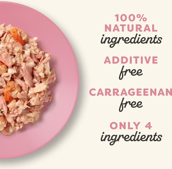 Show full view: Applaws Tuna Fillet with Shrimp Canned Cat Food, 2.47-oz can, case of 24 slide 4 of 10