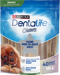 DentaLife Chews Daily Oral Care Small Dog Treats, 40 count