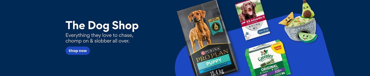 The Dog Shop. Everything they love to chase, chomp on, and slobber all over. Shop now.