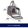 Show in main carousel: Frisco Premium Airline Compliant Dog & Cat Quilted Carrier Bag, Gray, Large slide 2 of 6