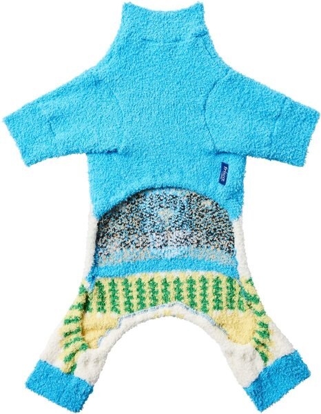 Show full view: Frisco Polar Bear Snuggle Up Knit Dog & Cat PJs, Large slide 4 of 8