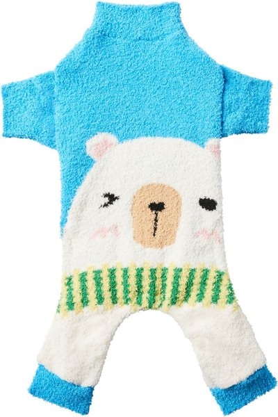 Show full view: Frisco Polar Bear Snuggle Up Knit Dog & Cat PJs, Large slide 3 of 8