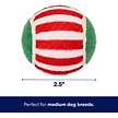 Show in main carousel: Frisco Holiday Wreath Fetch Squeaky Tennis Ball Dog Toy, Medium, 8 count slide 3 of 8