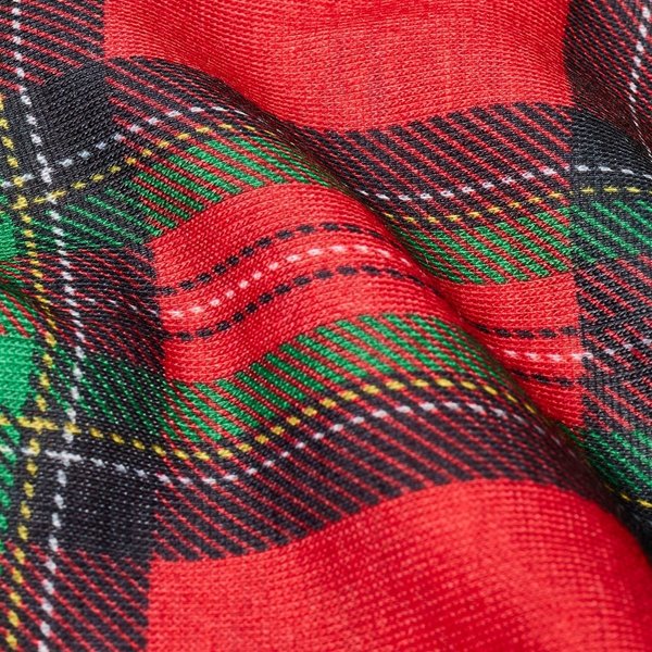 Show full view: Frisco Holiday Plaid Dog & Cat Jersey PJs, X-Small slide 6 of 9