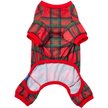 Show in main carousel: Frisco Holiday Plaid Dog & Cat Jersey PJs, X-Small slide 5 of 9