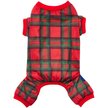 Show in main carousel: Frisco Holiday Plaid Dog & Cat Jersey PJs, X-Small slide 4 of 9