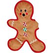 Show in main carousel: Frisco Holiday Gingerbread Man Flat Plush Squeaky Dog Toy, Medium/Large slide 1 of 6