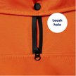 Show in main carousel: Frisco Bonded Wind & Water Resistant Dog & Cat Coat With Removable Hood, Orange, Medium slide 6 of 10