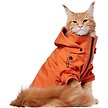 Show in main carousel: Frisco Bonded Wind & Water Resistant Dog & Cat Coat With Removable Hood, Orange, Medium slide 2 of 10