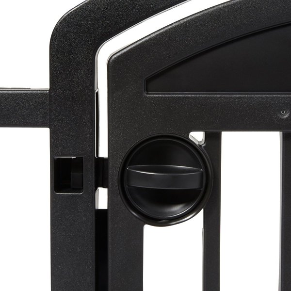 Show full view: Frisco 8-Panel Plastic Exercise Dog Playpen, Black slide 6 of 10
