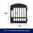 Show in main carousel: Frisco 8-Panel Plastic Exercise Dog Playpen, Black slide 3 of 10
