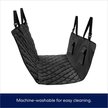 Show in main carousel: Frisco Quilted Water Resistant Hammock Car Seat Cover, Black, Regular slide 7 of 9