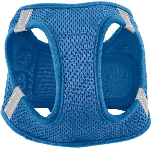 Show full view: Frisco Small Breed Soft Vest Step In Back Clip Dog Harness, Blue, 11 to 13-in chest slide 5 of 8