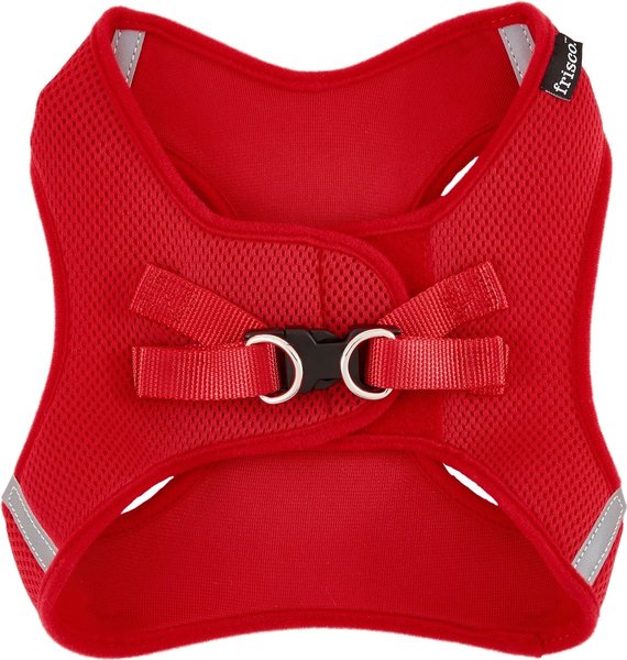 Show full view: Frisco Small Breed Soft Vest Step In Back Clip Dog Harness, Red, 21 to 23-in chest slide 4 of 8